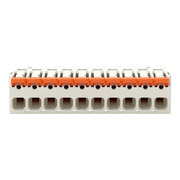 Connecteur femelle pour 1 conducteur Levier Push-in CAGE CLAMP®; gris clair - Wago - 27211110/326047