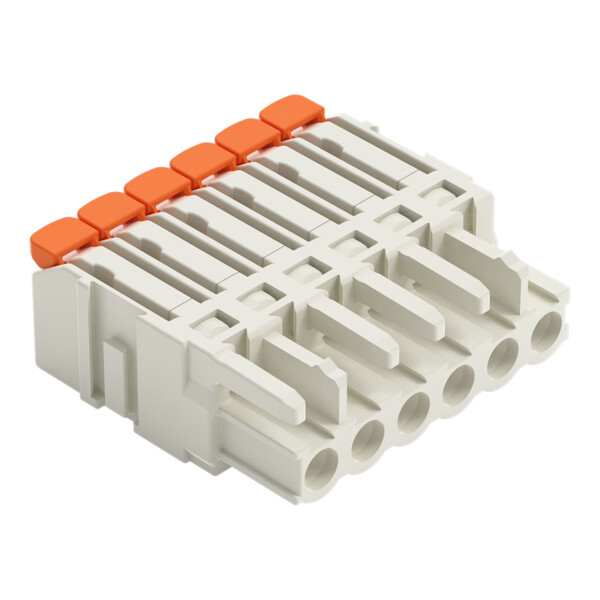 Connecteur femelle pour 1 conducteur Levier Push-in CAGE CLAMP®; gris clair - Wago - 27211116/326047