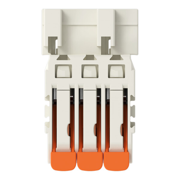 Connecteur mâle pour 1 conducteur Levier Push-in CAGE CLAMP®; gris clair - Wago - 27211603/333000