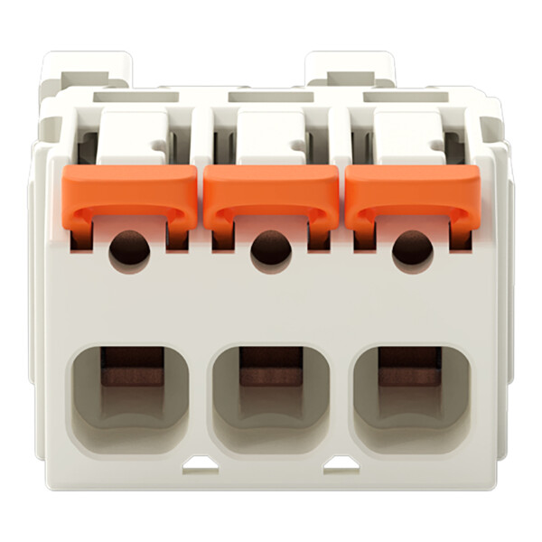 Connecteur mâle pour 1 conducteur Levier Push-in CAGE CLAMP®; gris clair - Wago - 27211603/333000