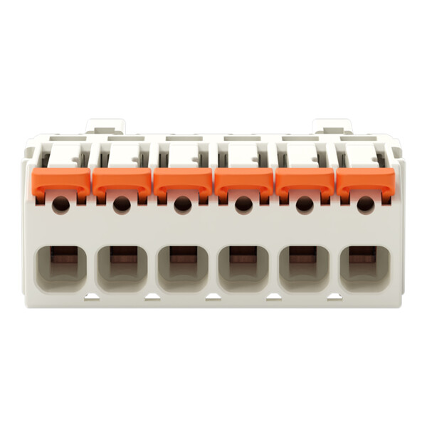 Connecteur mâle pour 1 conducteur Levier Push-in CAGE CLAMP®; gris clair - Wago - 27211606/334000