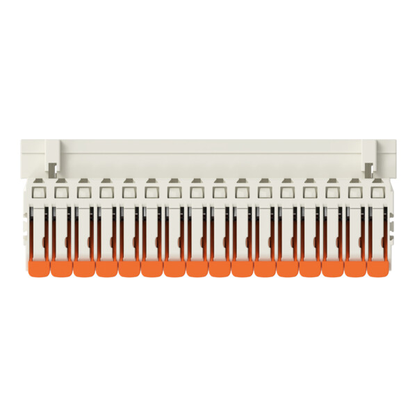 Connecteur mâle pour 1 conducteur Levier Push-in CAGE CLAMP®; gris clair - Wago - 27211616/336000