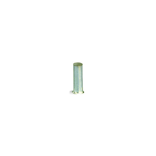 Embout sans rebord plastique, étamé, 1,5 mm², l=6 mm - Wago - 216124