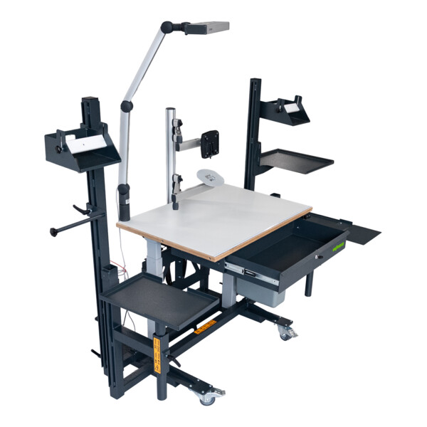 Poste travail mobile, hauteur réglable - Wago - 2019108