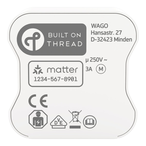 Module volet roulants 2E/2S, 3 A, alim 200–240 V, Thread/Matter. - Wago - 27571106