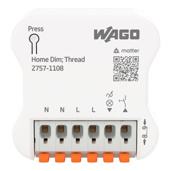 Module variateur 1E/1S, 1 A, alim 200–240 V, Thread/Matter. - Wago - 27571108