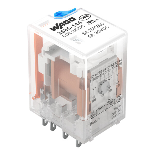 Relais 4 RT - 24 V DC - 5 A - Wago - 2585144