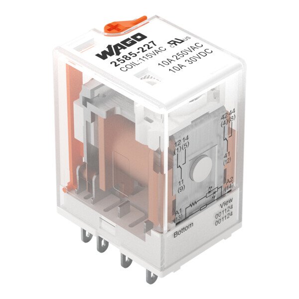 Relais 2 RT - 115 V AC - 6 A - Wago - 2585227