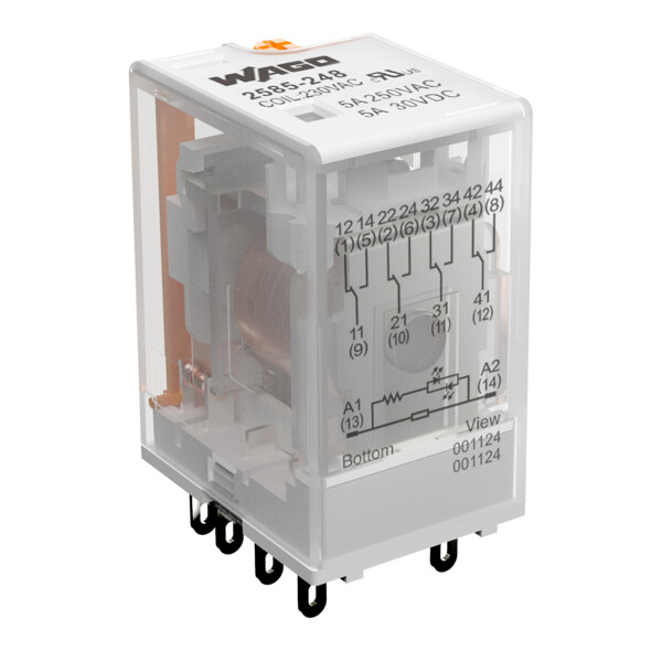 Relais 4 RT - 230 V AC - 5 A - Wago - 2585248