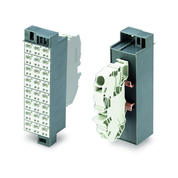Matrice de distribution de polarité 24x2 pôles / impression verticale 1-24 - Wago - 726611