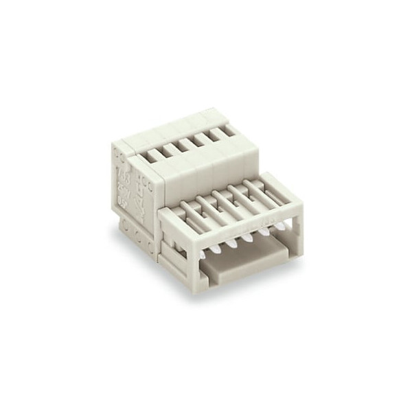 Connecteur mâle avec cage clamp, 4 pôles / pas 2,5 mm - Wago - 733204