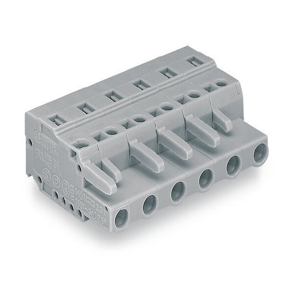 Connecteur femelle droit 7,5 mm 8 pôles - Wago - 231208/026000