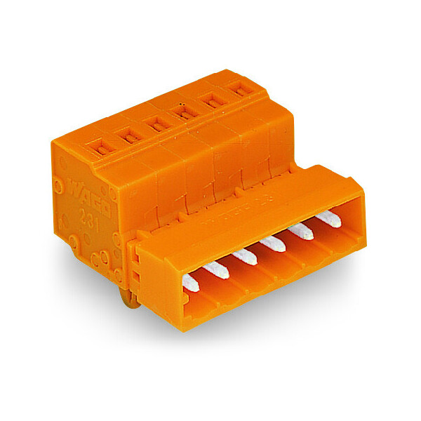 Connecteur mâle rtc av.pied fix. 5,08 mm - Wago - 231632/018000