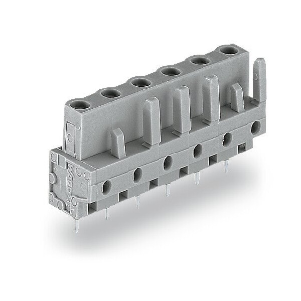 Connecteur femelle broches à souder droites 10 pôles pas 7,5 mm - Wago - 232740