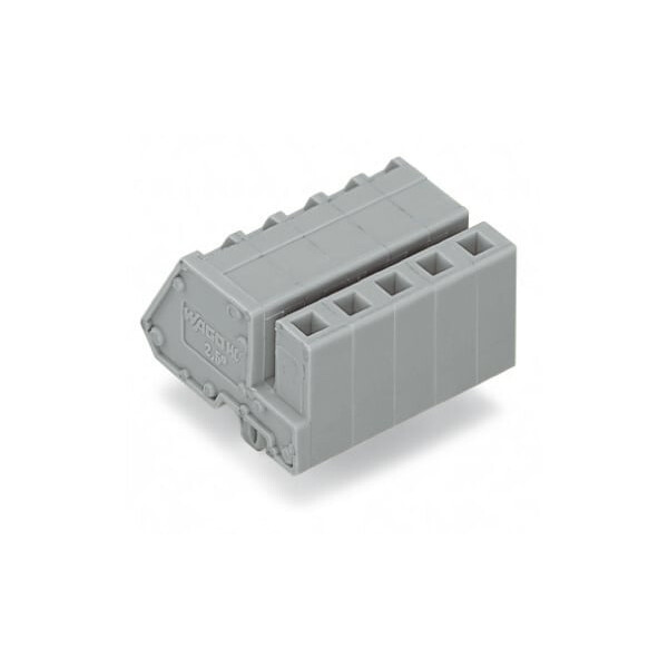 Connecteur femelle coudé avec cliquet de verrouillage, 12 pôles - Wago - 731512/008000