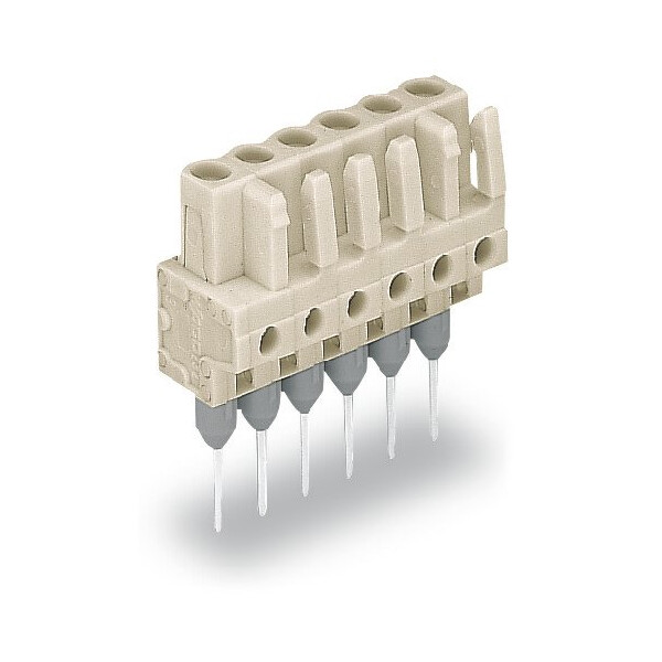 Connecteur femelle, 10 pôles / broche longue 0,6 x 1 mm - Wago - 722140/005000
