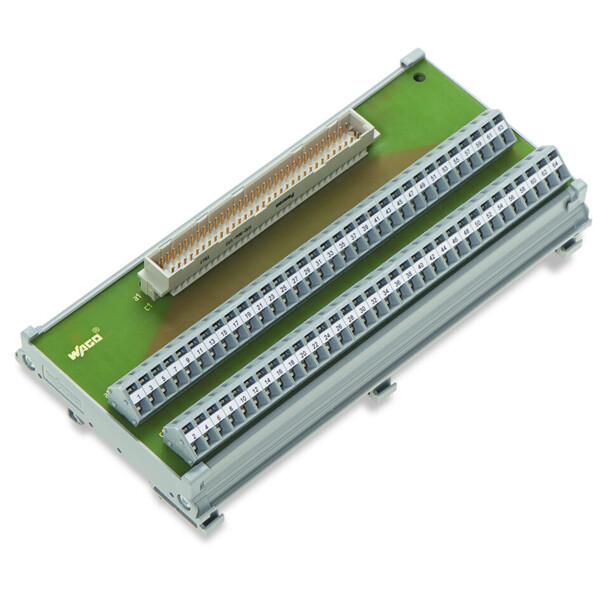 Module interface din 41612 conn.male vert. dans boîtier support - Wago - 289522