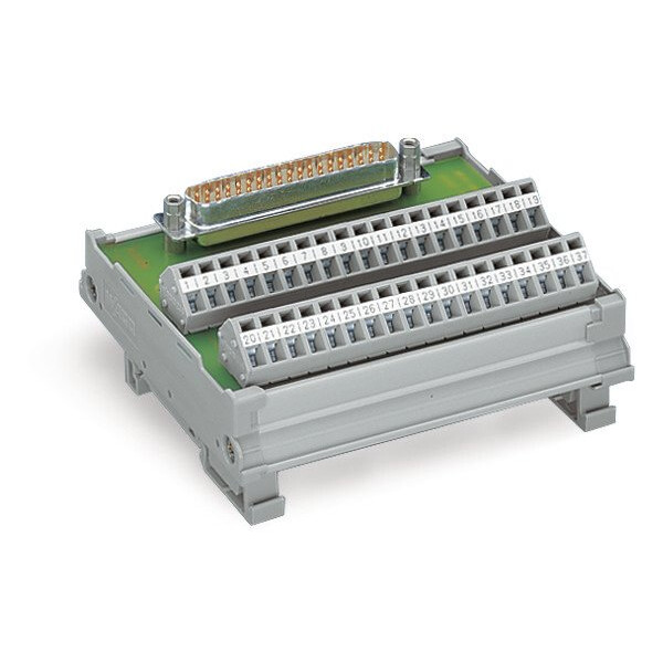 Module interface sub-d mâle 25 pôles dans boîtier support (pour cordon soudé) - Wago - 289547