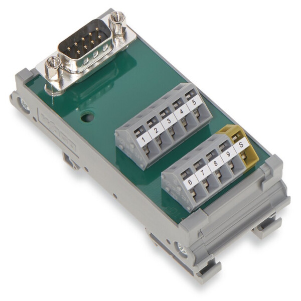 Module interface avec connecteur mâle sub-d 15 pôles - Wago - 289586