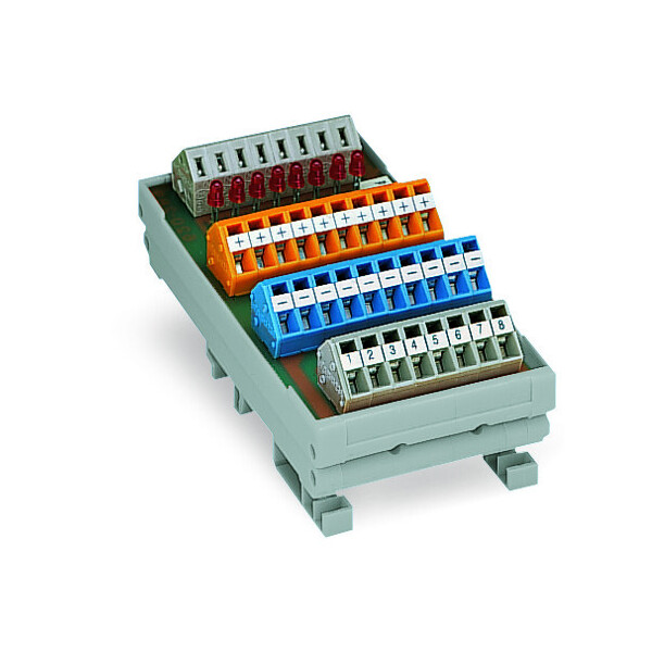 Module de connexion pour 8 capteurs à 3c pnp led 24 vdc - Wago - 289665