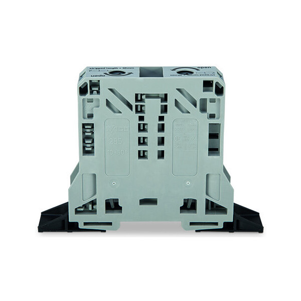 Borne de passage pour 2 conducteurs 50mm², gris - Wago - 285141
