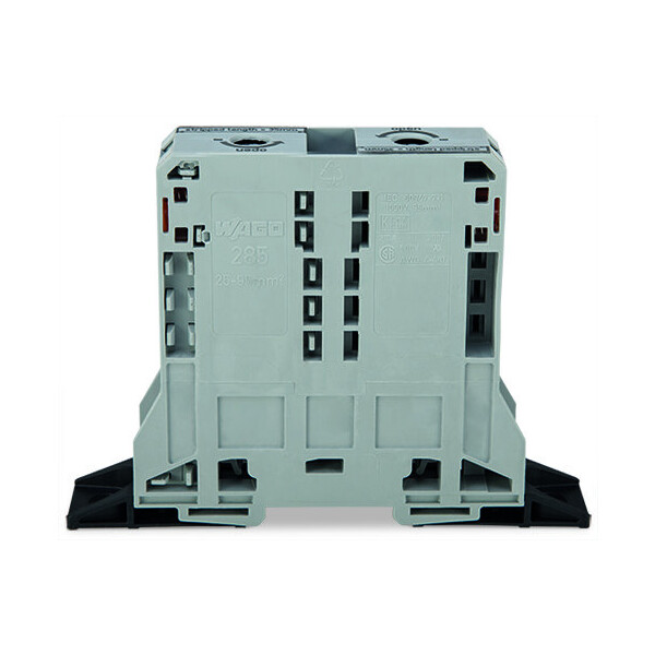 Borne de passage pour 2 conducteurs 95 mm², gris - Wago - 285181