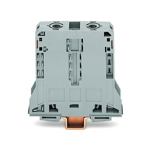 Borne de passage 2c / 95 mm² / gris - Wago - 285195
