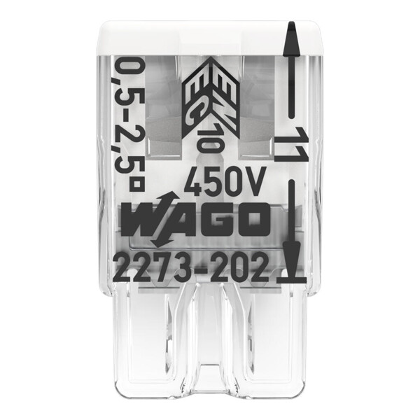 Blister 40 bornes 2273 2 cond. - Wago - 2273202/995040