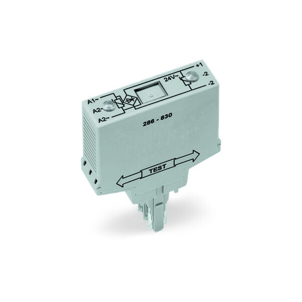 Module Redresseur Wago - Tension d'entrée 24V - Avec Circuit de Protection à Varistance - Gris - Wago - 286830