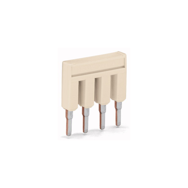 Peigne de pontage 6 voies isolé 800V 32A gris clair Wago - Wago - 2004406