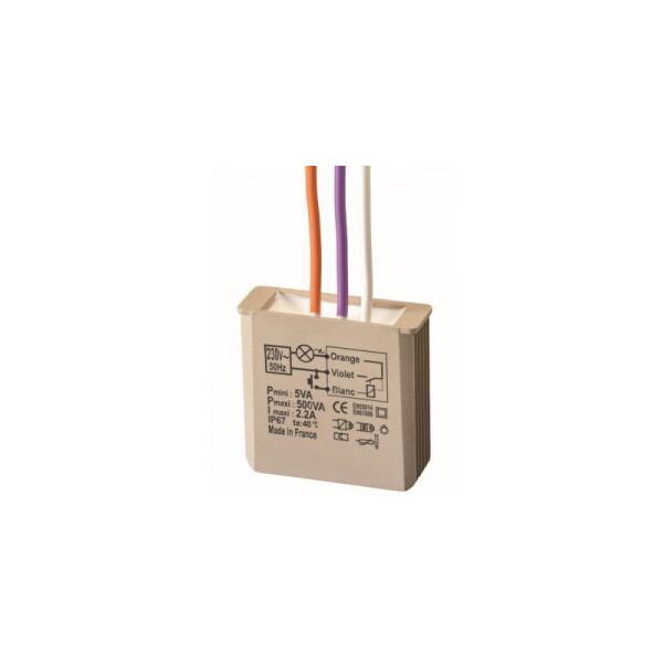 Yokis Télévariateur Temporisé Encastré 500W (5454055) - Yokis - MTVT500E