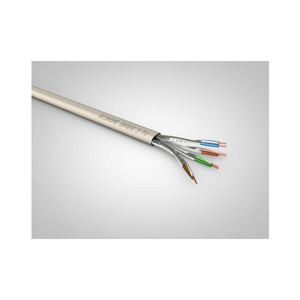 Câble grade 3 TV + satellite Acohome Câble multimédia cca couronne 100m