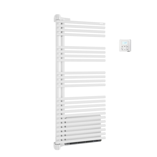 Cala twist air ec gauche, blanc ral 9016, 547w, h 1198 mm / l 496 mm - Acova - LNLT112-050IFS