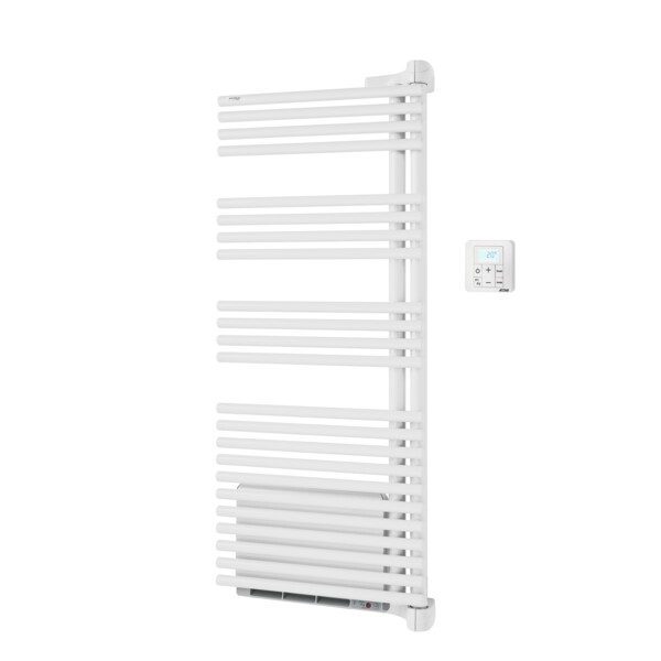 Cala twist air ec droite, blanc ral 9016, 547w, h 1198 mm / l 496 mm - Acova - LNRT112-050IFS