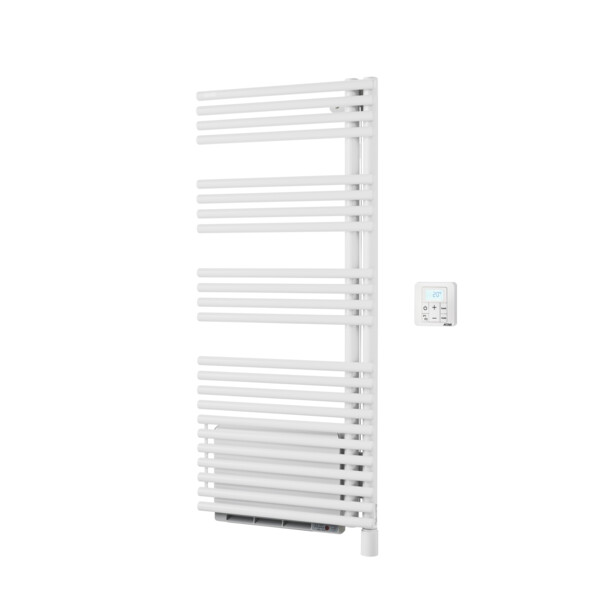 Cala twist air el droite, blanc ral 9016, 500w, h 1226 mm / l 496 mm - Acova - TLNRT112-050IFS
