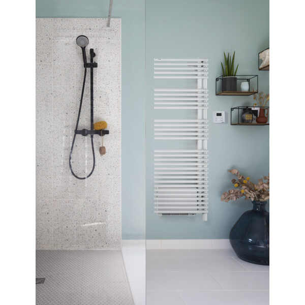 Cala twist air el droite, blanc ral 9016, 750w, h 1476 mm / l 496 mm - Acova - TLNRT145-050IFS