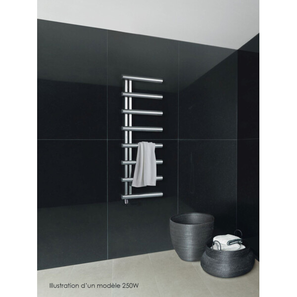 Chime el sans régulation, acier inoxydable, 300w, h 1796 mm / l 500 mm - Acova - TCHR-030-050/F