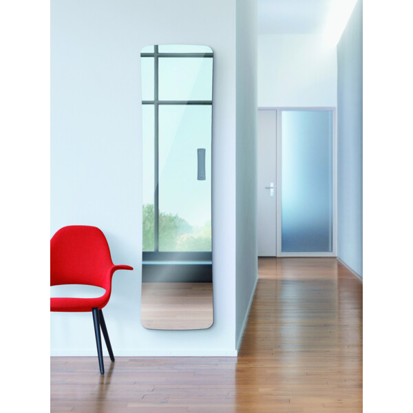 Folio glass el, surface verre en finition miroir, 800w , h 1796 mm / l 540 mm  - Acova - TFGM-080-052/F