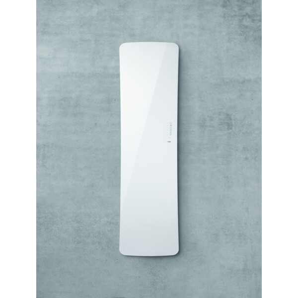 Folio glass el, surface verre en finition blanche, 650w , h 1796 mm / l 441 mm  - Acova - TFGW-065-042/F