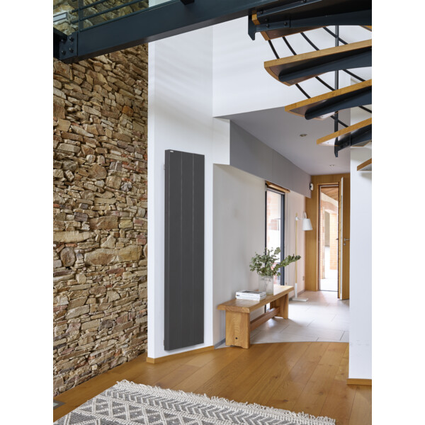 Kolone el sans régulation, anthracite 0346, 1800w, h 1805 mm /  l491 mm - Acova - TKLG-180-180/F