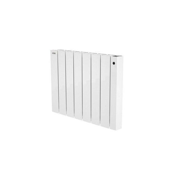 Volga prem's el, régul. digitale + œil, blanc ral 9010, 1250w, h575 mm / l774 mm - Acova - TAMP-125-077/CF