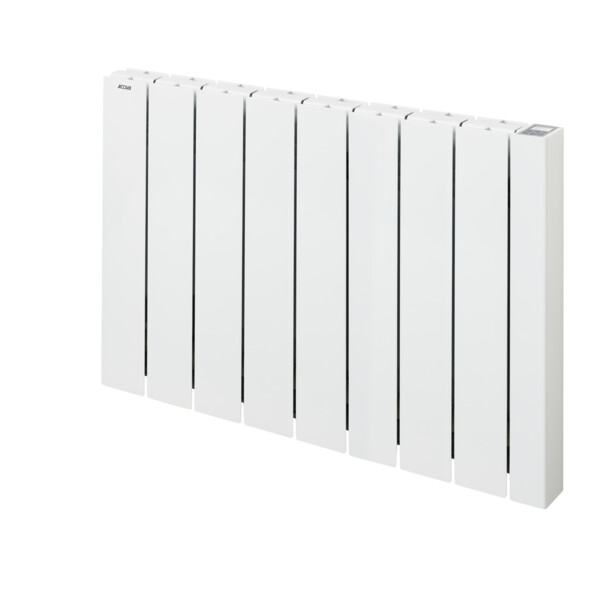Volga prem's el, régul. digitale + œil, blanc ral 9010, 1500w, h575 mm / l874 mm - Acova - TAMP-150-087/CF