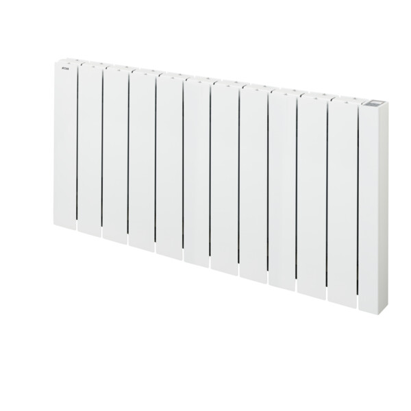 Volga prem's el, régul. digitale + œil, blanc ral 9010, 2000w, h575 mm/l1174 mm - Acova - TAMP-200-117/CF