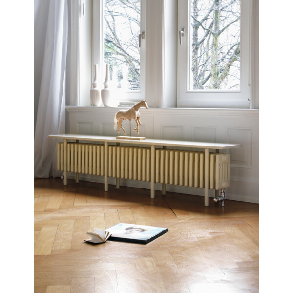 Vuelta banc ec bmc5, blanc ral 9016, 1579w, h430 mm (avec pieds) / l1636 mm - Acova - BMC5-35-026