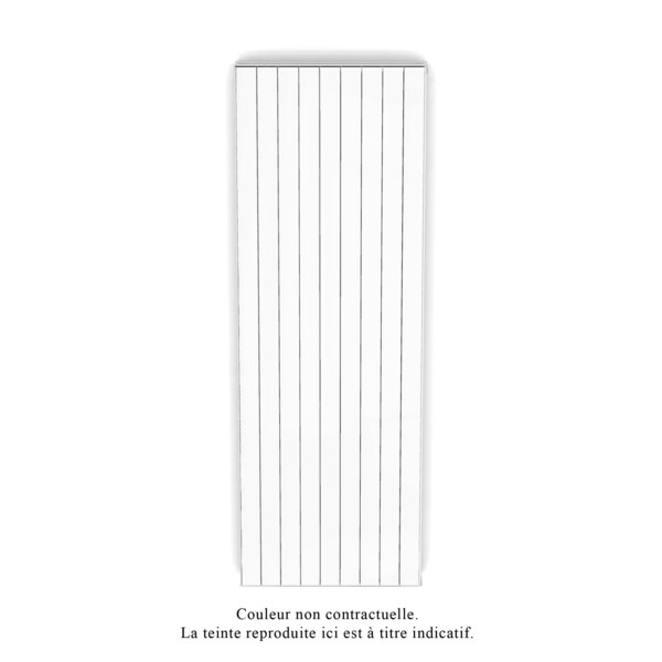 Planea EC V simple à ailettes, blanc RAL9016, 1638W, H 2000mm / L 686mm - Acova - PLHL-200-063