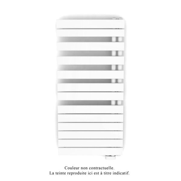 Fassane Spa Asym EL droite, régul IHD, Blanc RAL 9016, 750W,H1238mm / L550mm - Acova - TFRSR075055EDAF
