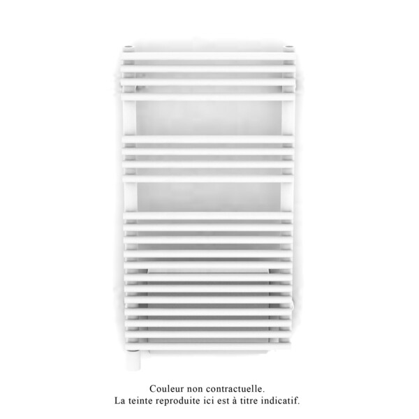Radiateur sèche-serviettes électrique 500W Acova Cala +Air avec soufflant blanc  - Acova - TLN050-050IFS