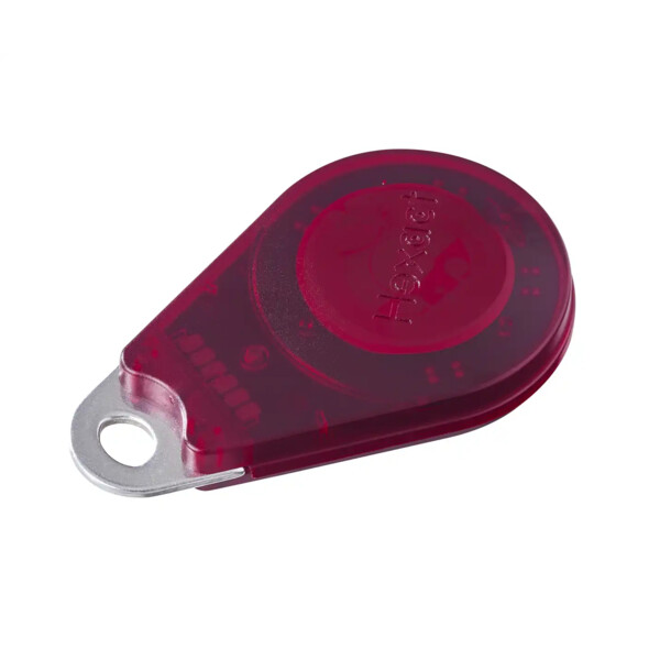 Badge résident mains libres rouge - prog. uniquement via hexactweb - Aiphone - HEBRMLR
