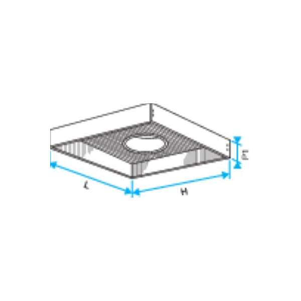 Aldes sf 704 - 375 x 375 mm - diffuseur aluminium carré à noyau amovible - Aldes - 11051551