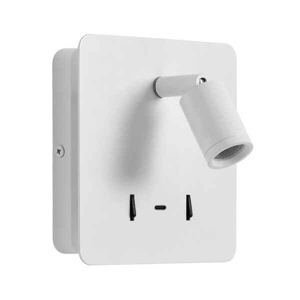 Lizeo 9,3w/3000k blc + usb-c   - Aric - 51529